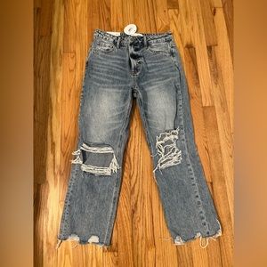 NWT VERVET Blue Melody Vintage Crops (28)